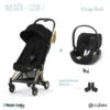 Duo Poussette Coya + Cloud T CYBEX Wings Black -MADE4BABY BOUTIQUE duo poussette coya cloud t cybex wings black