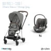 Duo Poussette Mios 3 + Cloud T CYBEX Chrome Brown/Mirage Grey 1 Duo Poussette Mios 3 + Cloud T CYBEX Chrome Brown/Mirage Grey -MADE4BABY BOUTIQUE duo poussette mios 3 cloud t cybex chrome brownmirage grey
