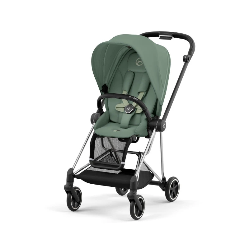 Duo Poussette Mios 3 + Cloud T Plus CYBEX Chrome Black/Leaf Green 4 Duo Poussette Mios 3 + Cloud T Plus CYBEX Chrome Black/Leaf Green – Image 2