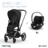 Duo Poussette Priam 4 + Cloud T I-Size CYBEX Chrome Black/Sepia Black -MADE4BABY BOUTIQUE duo poussette priam 4 cloud t i size cybex chrome blacksepia black
