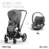 Duo Poussette Priam 4 + Cloud T I-Size CYBEX RoseGold/Mirage Grey