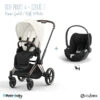 Duo Poussette Priam 4 + Cloud T I-Size CYBEX RoseGold/Off White -MADE4BABY BOUTIQUE duo poussette priam 4 cloud t i size cybex rosegoldoff white