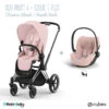 Duo Poussette Priam 4 + Cloud T Plus I-Size CYBEX Chrome Black/Peach Pink -MADE4BABY BOUTIQUE duo poussette priam 4 cloud t plus i size cybex chrome blackpeach pink