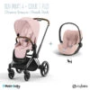 Duo Poussette Priam 4 + Cloud T Plus I-Size CYBEX Chrome Brown/Peach Pink
