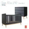 Chambre Duo Avec Lit 70x140 PERICLES Pure Noir -MADE4BABY BOUTIQUE duo pur black 70