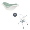 Ensemble Baignoire + Support Camélé'o BEABA Vert Sauge/Light Mist 1 Ensemble Baignoire + Support Camélé'o BEABA Vert Sauge/Light Mist -MADE4BABY BOUTIQUE ensemble baignoire support camele o beaba vert saugelight mist