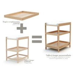 Etagère Complémentaire Confort AT4 Hêtre Verni -MADE4BABY BOUTIQUE etagere complementaire confort 14