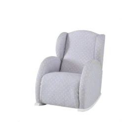 Fauteuil à Bascule Flor MICUNA Blanc/Galaxy Gris