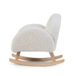 Fauteuil à Bascule Pour Enfant CHILDHOME Teddy Blanc -MADE4BABY BOUTIQUE fauteuil a bascule pour enfant childhome teddy blanc 2
