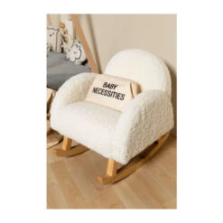 Fauteuil à Bascule Pour Enfant CHILDHOME Teddy Blanc -MADE4BABY BOUTIQUE fauteuil a bascule pour enfant childhome teddy blanc 5