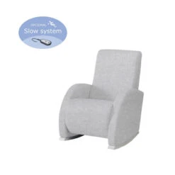 Fauteuil à Bascule Confort Avec Slow System MICUNA Gris