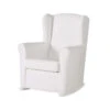Fauteuil à Bascule Nanny MICUNA Similicuir Blanc 2 Fauteuil à Bascule Nanny MICUNA Similicuir Blanc -MADE4BABY BOUTIQUE fauteuil bascule nanny 1