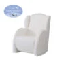 Fauteuil à Bascule Flor Avec Slow System MICUNA Similicuir Blanc -MADE4BABY BOUTIQUE fauteuil bascule slow system 1