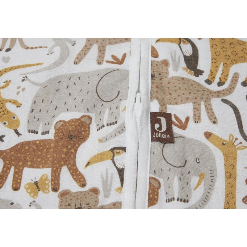 Gigoteuse D'été En Gaze De Coton 70cm JOLLEIN Jungle 4 Gigoteuse D'été En Gaze De Coton 70cm JOLLEIN Jungle – Image 2