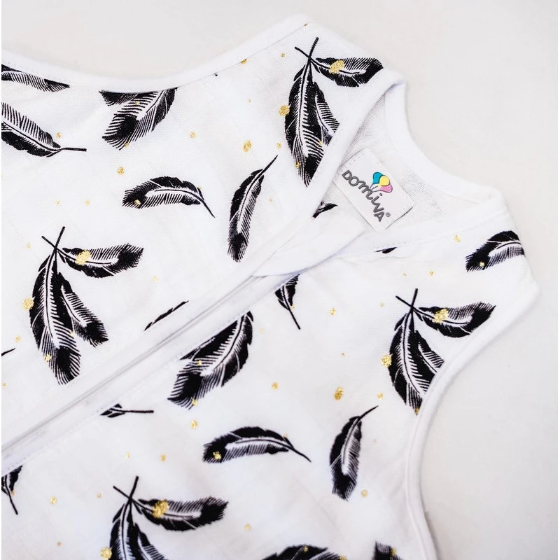 Gigoteuse D’été 0-6m DOMIVA Plumes 4 Gigoteuse D’été 0-6m DOMIVA Plumes – Image 2