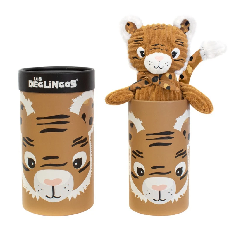 Grande Peluche Simply Spéculos Le Tigre LES DEGLINGOS 4 Grande Peluche Simply Spéculos Le Tigre LES DEGLINGOS – Image 2