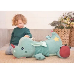 Grande Peluche Range-secrets Joe Le Dragon LES LILLIPUTIENS -MADE4BABY BOUTIQUE grande peluche range secrets joe le dragon les lilliputiens 12