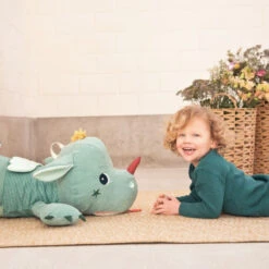 Grande Peluche Range-secrets Joe Le Dragon LES LILLIPUTIENS -MADE4BABY BOUTIQUE grande peluche range secrets joe le dragon les lilliputiens 13