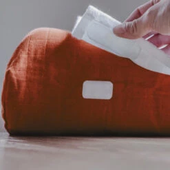 Housse De Sofalange En Mousseline + éponge BEABA Brique -MADE4BABY BOUTIQUE housse de sofalange en mousseline eponge beaba brique 4