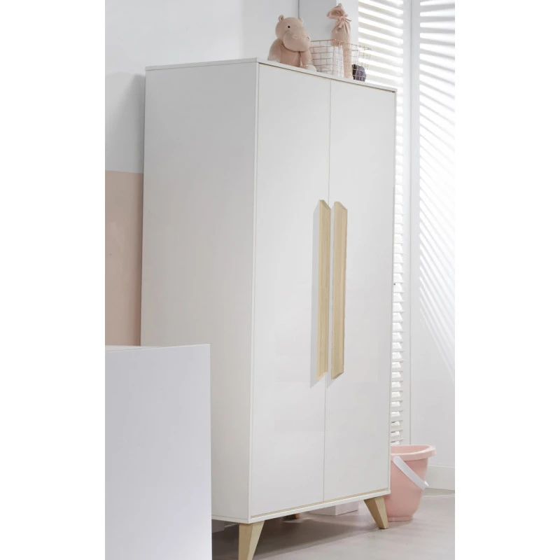 Armoire IKID Lazio Blanc 3 Armoire IKID Lazio Blanc