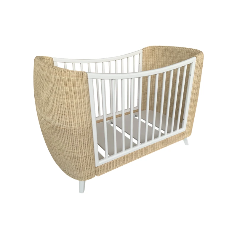 Lit 60x120 Coquillage THEO Neige 4 Lit 60x120 Coquillage THEO Neige – Image 2