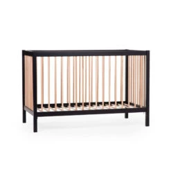 Lit 60x120 Cot97 CHILDHOME Noir/Naturel -MADE4BABY BOUTIQUE lit 60x120 cot97 childhome noirnaturel 2