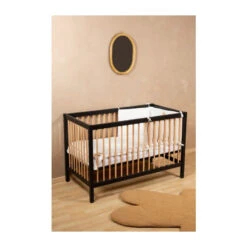 Lit 60x120 Cot97 CHILDHOME Noir/Naturel -MADE4BABY BOUTIQUE lit 60x120 cot97 childhome noirnaturel 8