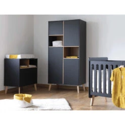 Lit 60x120 Transformable En Banquette PERICLES Style Black 7 Lit 60x120 Transformable En Banquette PERICLES Style Black -MADE4BABY BOUTIQUE lit 60x120 transformable en banquette pericles style black 2