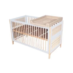 Lit 70x140 Canne/tressage Rotin Oceania THEO Neige -MADE4BABY BOUTIQUE lit 70x140 cannetressage rotin oceania theo neige 8