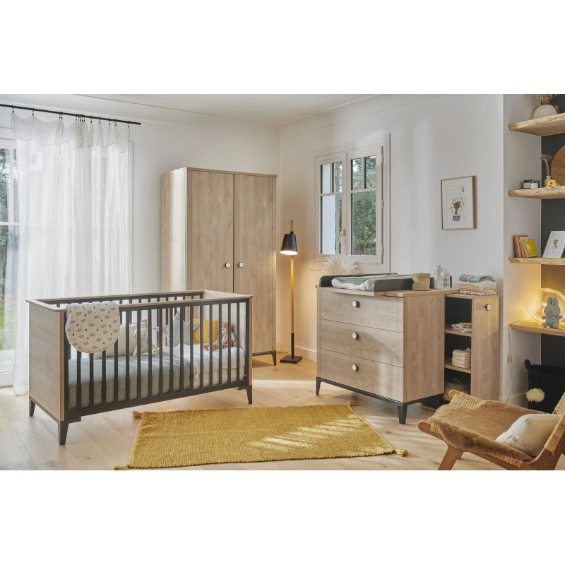 Lit 70x140 Cm Transformable GALIPETTE Marcel Black 5 Lit 70x140 Cm Transformable GALIPETTE Marcel Black – Image 3