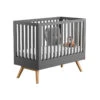 Lit 70x140 VOX Nature Gris Foncé/Chêne -MADE4BABY BOUTIQUE lit 70x140 vox nature gris fonce chene