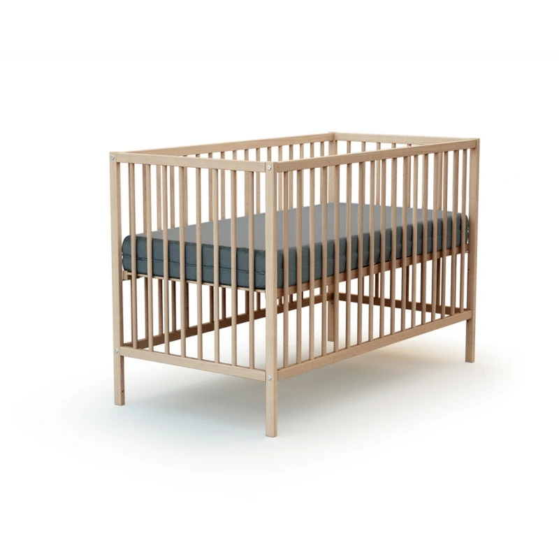 Lit Bebe 60x120 Webaby AT4 Hêtre Brut 6 Lit Bebe 60x120 Webaby AT4 Hêtre Brut – Image 4