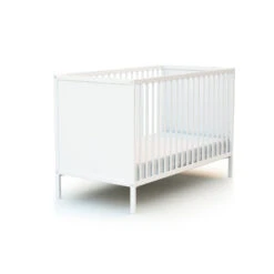 Lit Bebe 60x120 à Panneaux AT4 Blanc