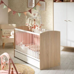 Lit Bébé 60x120 SAUTHON Access Blanc -MADE4BABY BOUTIQUE lit bebe 60x120 sauthon access blanc 3