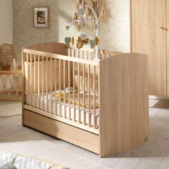 Lit Bébé 60x120 SAUTHON Access Chêne Doré 11 Lit Bébé 60x120 SAUTHON Access Chêne Doré -MADE4BABY BOUTIQUE lit bebe 60x120 sauthon access chene dore 4