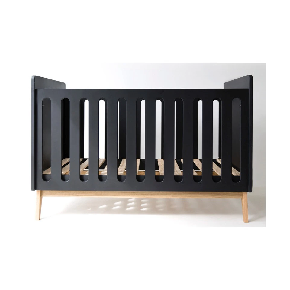 Lit Bébé 70x140 PERICLES Pure Noir 4 Lit Bébé 70x140 PERICLES Pure Noir – Image 2