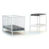 Lit Bébé Et Table à Langer AT4 Blanc -MADE4BABY BOUTIQUE lit bebe et table a langer 1
