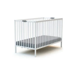 Lit Pliant 60x120 Webaby AT4 Blanc & Gris