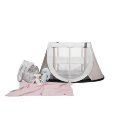 Lit De Voyage Instant AEROMOOV White Sand -MADE4BABY BOUTIQUE lit de voyage instant white sand aerosleep 3