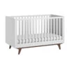 Lit évolutif 70 X 140 Cm Mid VOX Blanc/noix -MADE4BABY BOUTIQUE lit evolutif 70 x 140 cm mid vox blancnoix