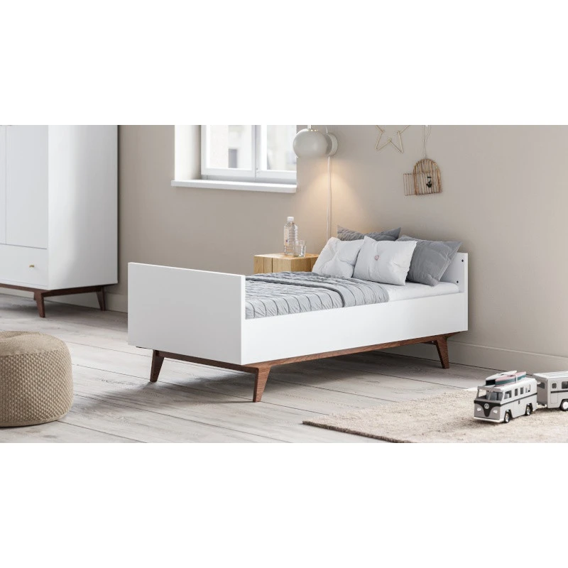 Lit évolutif 70 X 140 Cm Mid VOX Blanc/noix 7 Lit évolutif 70 X 140 Cm Mid VOX Blanc/noix – Image 5