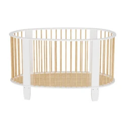 Lit Œuf évolutif SONGES ET RIGOLADES Blanc/bois