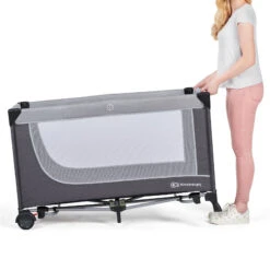 Lit Parapluie Leody KINDERKRAFT Grey -MADE4BABY BOUTIQUE lit parapluie leody kinderkraft grey 2