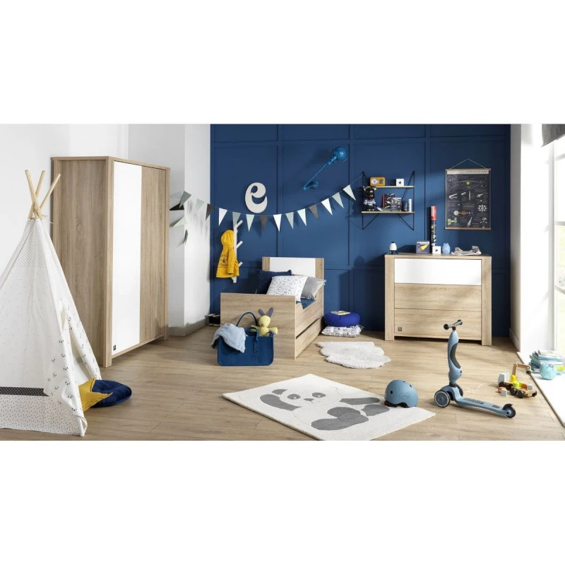 Little Big Bed 70x140 Antonin SAUTHON Bois/blanc 7 Little Big Bed 70x140 Antonin SAUTHON Bois/blanc – Image 5