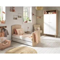 Little Big Bed 70x140 SAUTHON Access Chêne Doré/blanc -MADE4BABY BOUTIQUE little big bed 70x140 sauthon access chene doreblanc 4