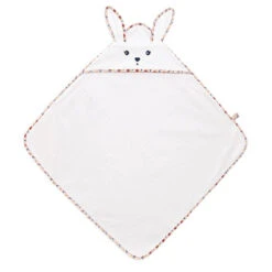 Ma Cape De Bain Lapin K'doux KALOO Coquelicot -MADE4BABY BOUTIQUE ma cape de bain lapin k doux kaloo coquelicot 1