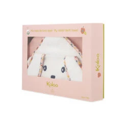 Ma Cape De Bain Lapin K'doux KALOO Coquelicot -MADE4BABY BOUTIQUE ma cape de bain lapin k doux kaloo coquelicot 4