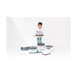 Marchepied LUMA Argent étincelant -MADE4BABY BOUTIQUE marchepied luma argent etincelant 2