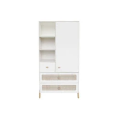 Armoire Tressage Rotin THEO Marélia Neige