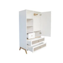 Armoire Tressage Rotin THEO Marélia Neige -MADE4BABY BOUTIQUE marelia armoire tressage rotin 5